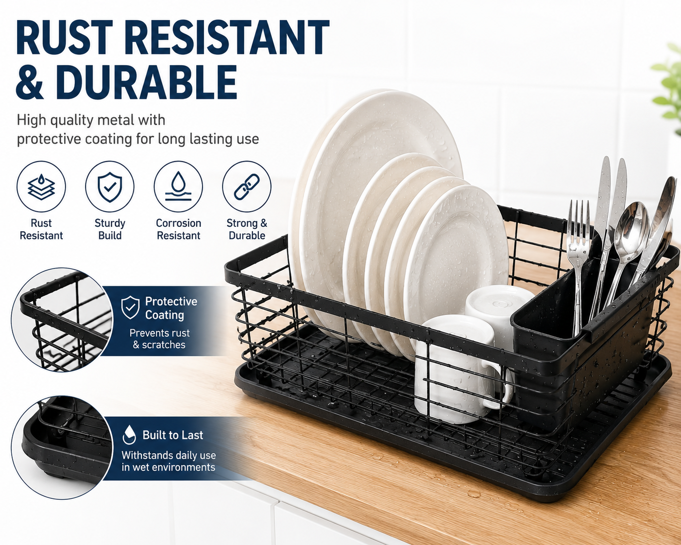 Dish drainer rack