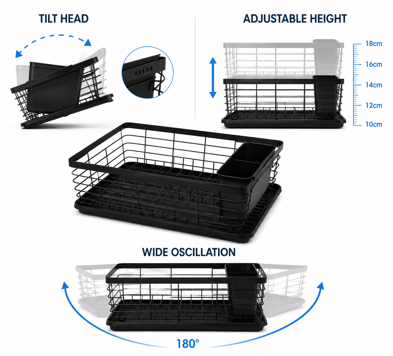 Dish drainer rack