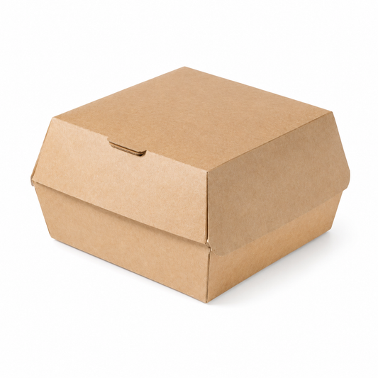 Kraft Clamshell Burger Box pack of 600