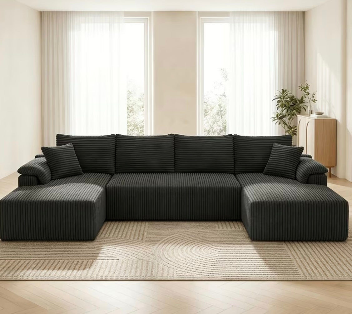 Luxury U-Shaped Sofa] Luxury U-Shaped Split Living Room Sofa