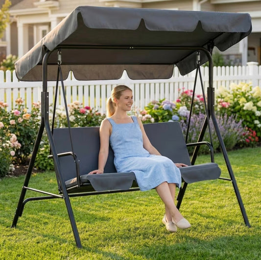 3-seater Hollywood Swing, Garden Swing